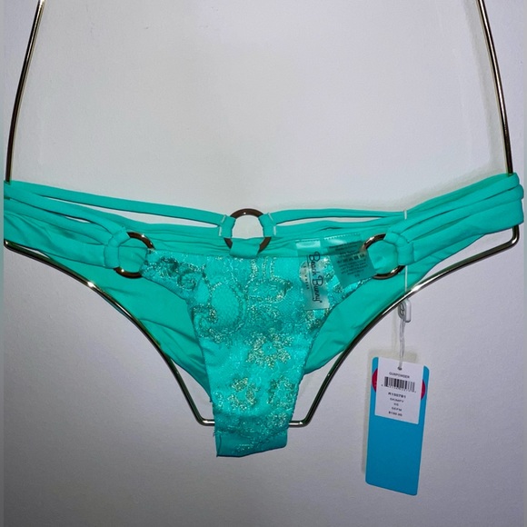 Beach Bunny Swimwear - GunPowder Bikini Bottom - New with Tag🏷️ - XSMALL - Sefm - Picture 3 of 16